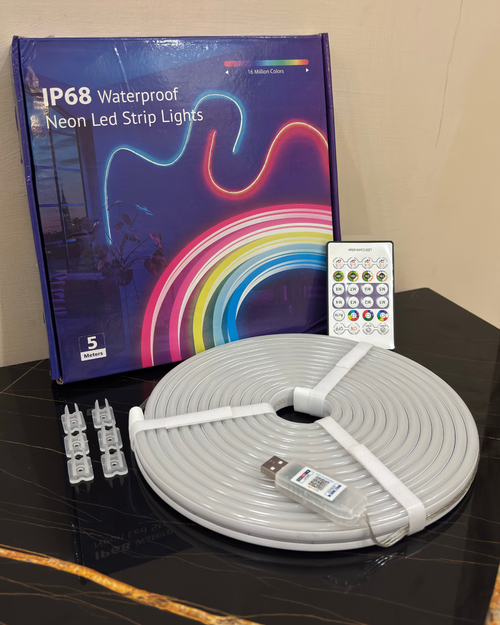 The KiloWatt Lab™ Smart App Controlled Neon Rope Light - 5M (Music Sync addition)