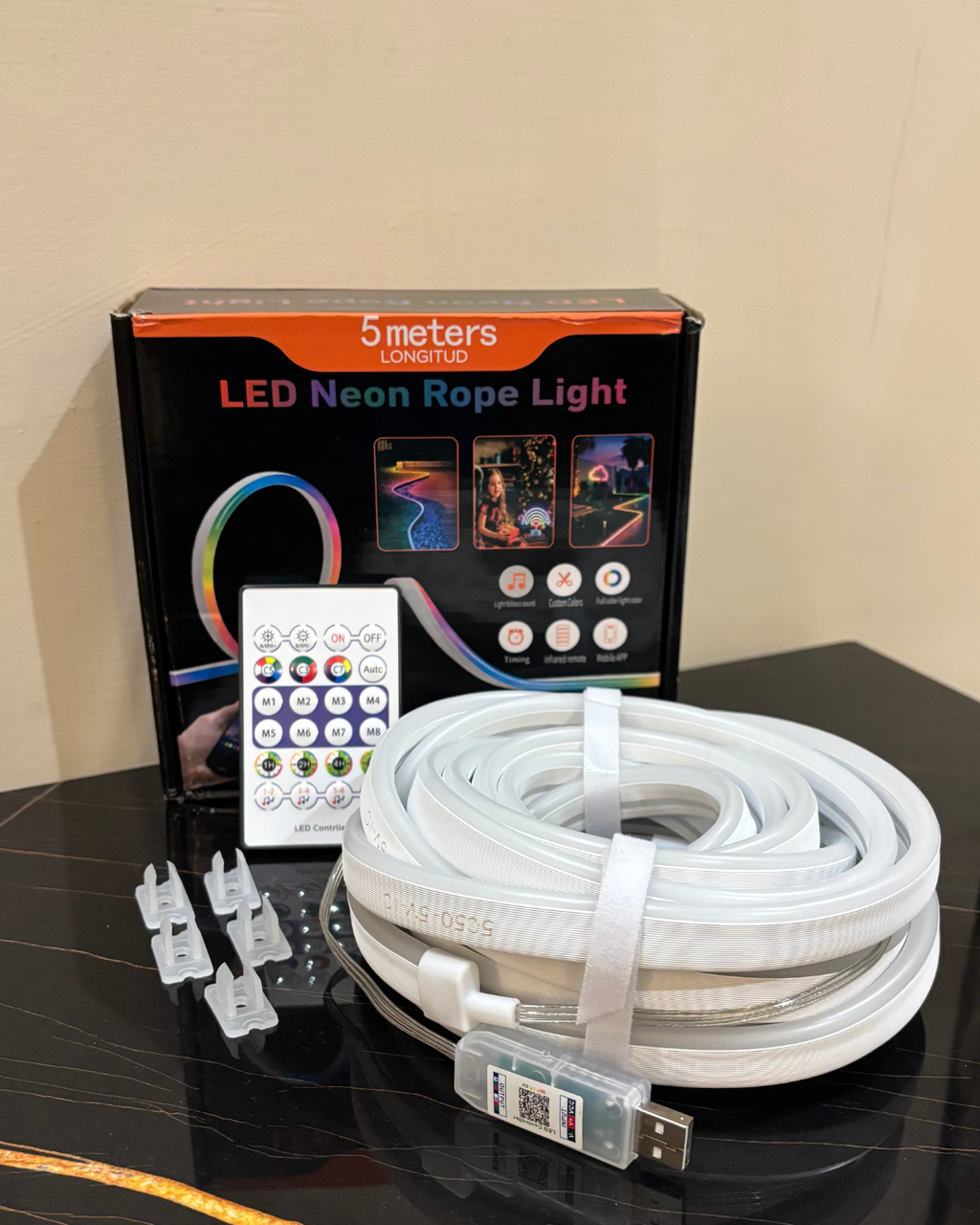 KiloWatt Lab — Apex Limited Edition | Smart App Controlled Neon Rope Light (5M, Music Sync)