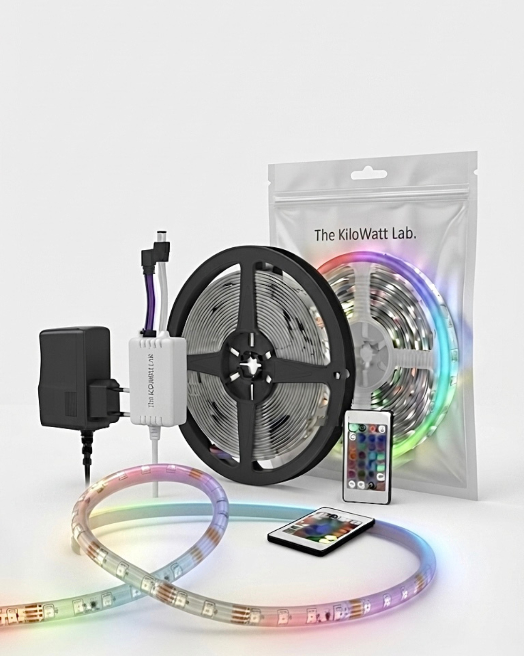 KiloWatt Lab RGB LED Strip Light – 3 Colours (4 METERS)