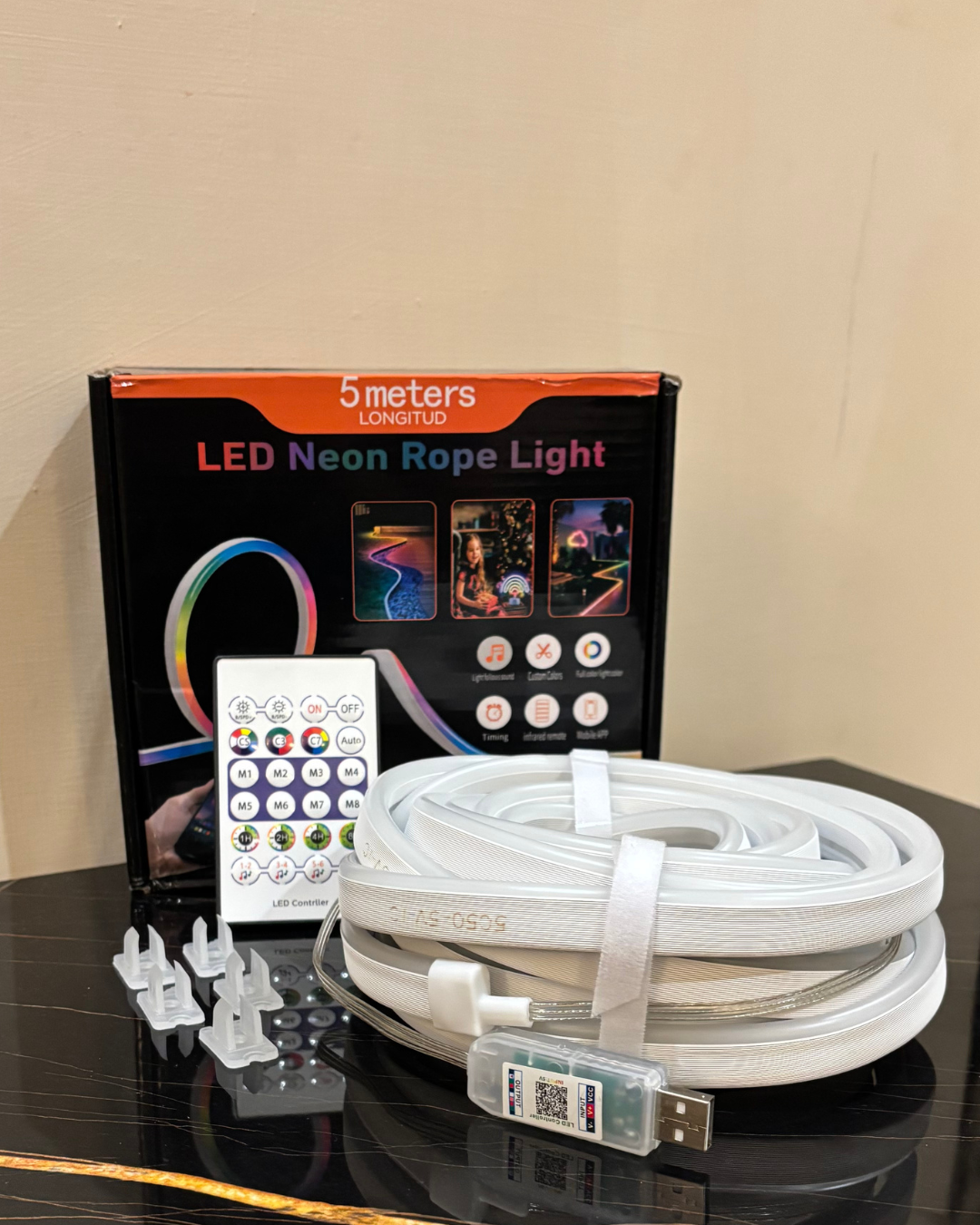 KiloWatt Lab — Apex Limited Edition | Smart App Controlled Neon Rope Light (5M, Music Sync)