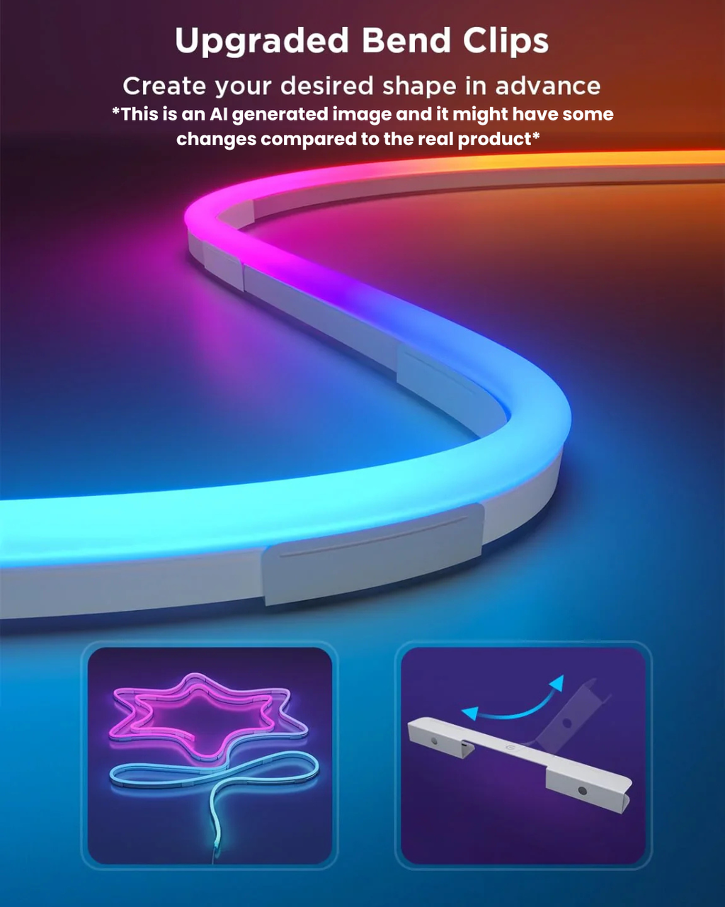 The KiloWatt Lab™ Smart App Controlled Neon Rope Light - 5M (Music Sync addition)