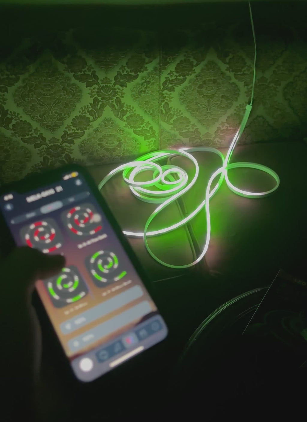 KiloWatt Lab — Vault Edition | Smart App Controlled Neon Strip Light (5 Meters, Music Sync)