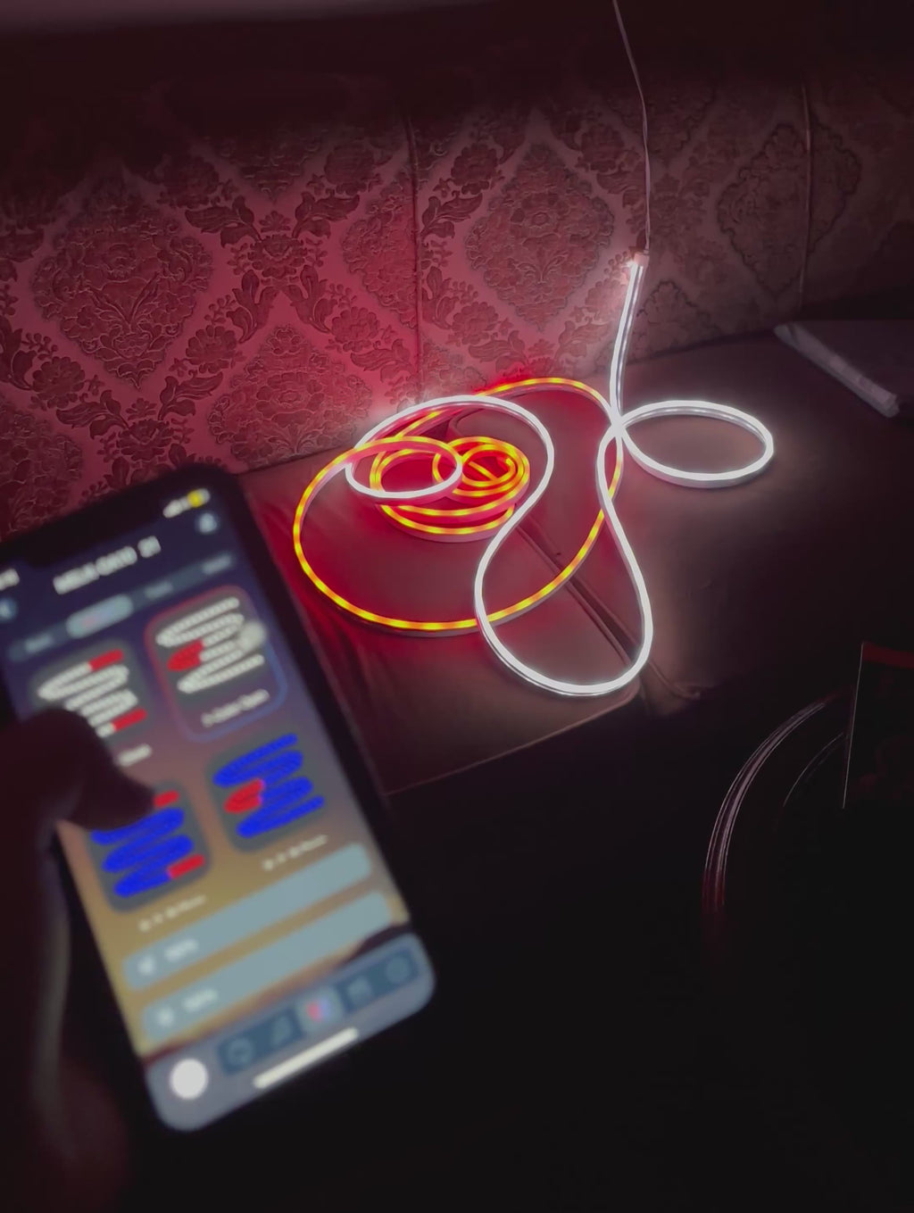 KiloWatt Lab — Vault Edition | Smart App Controlled Neon Strip Light (5 Meters, Music Sync)