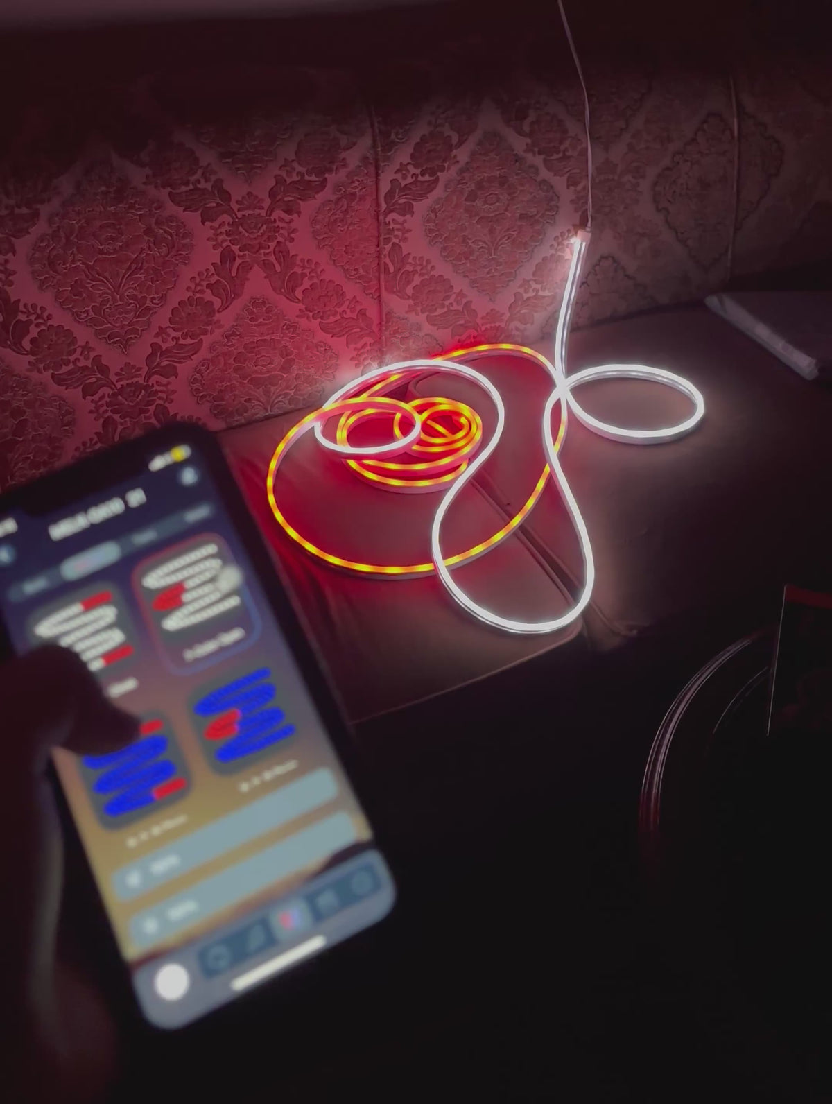 KiloWatt Lab — Vault Edition | Smart App Controlled Neon Strip Light (5 Meters, Music Sync)
