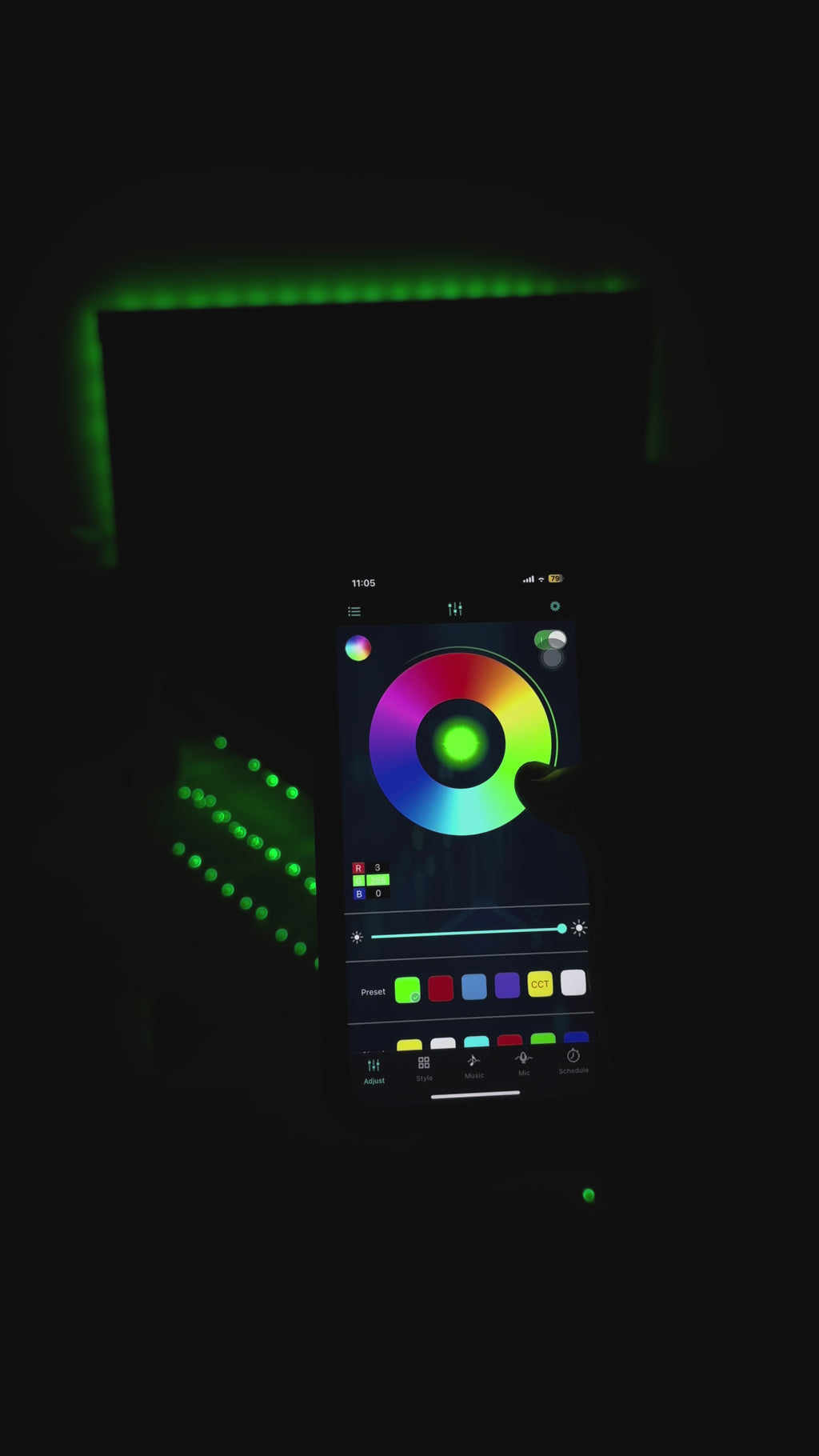 KiloWatt™ Smart App Controlled RGB Strip Light – USB Powered (10 METERS)
